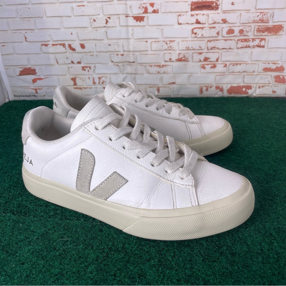 Veja White and Gray Women's Shoes